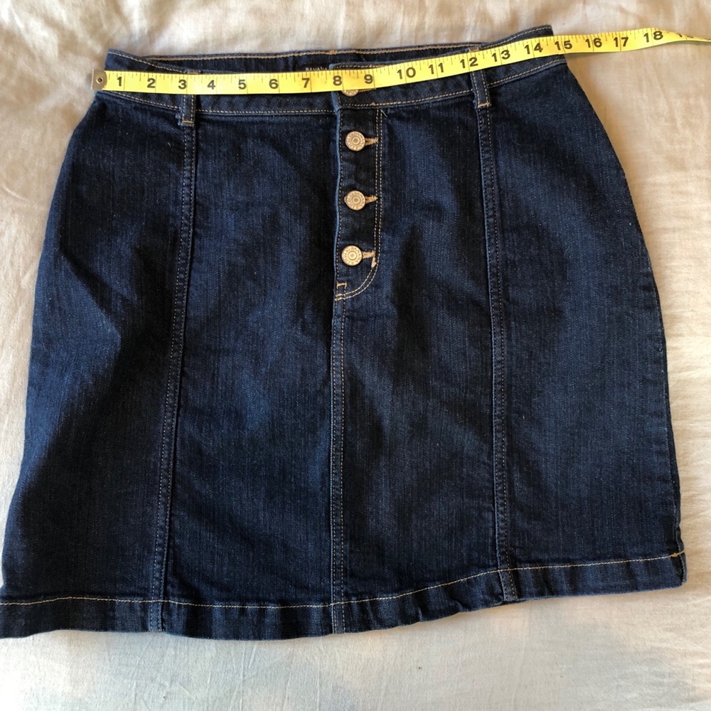Banana republic jean skirt